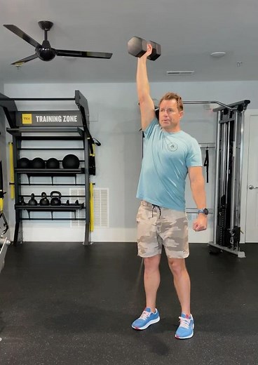Single Arm Dumbbell Push Press