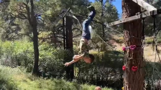 VIDEO: Kid Gets Rocked By Homemade Zip Line