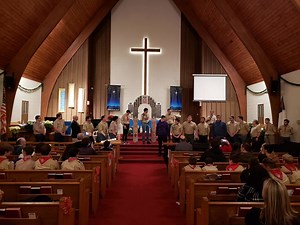 Boy Scout Troop 66 celebrates a Triple Eagle Court of Honor