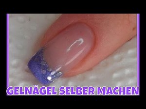 GELNÄGEL SELBER MACHEN | FRENCH DESIGN MIT SCHABLONE | Lyninails