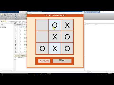 TIC TAC TOE (tictactoe) MATLAB GUI PROJECT (OX Game)