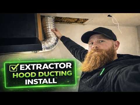 Kitchen Extractor Fan Ducting Install | Real Job, No Script
