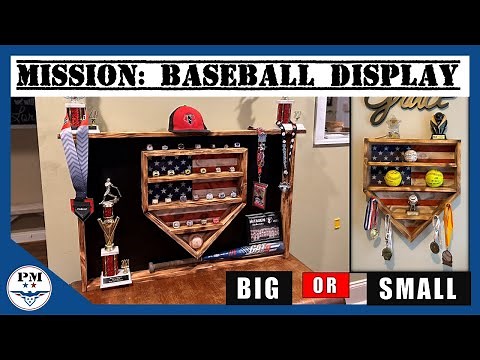 Make a Baseball Display That Holds EVERYTHING