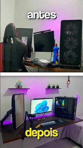 Decorating my gaming setup (it turned out beautiful)
