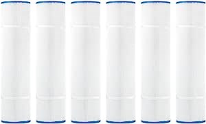 Clear Choice Pool Spa Filter 4.94 Dia x 13.31 in Cartridge Replacement for Rainbow Pentair Dynamic 25 Aladdin 12502, [6-Pack]