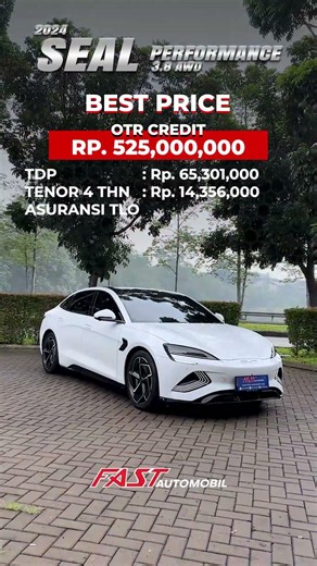 BYD SEAL PERFORMANCE 3.8 AWD AT 2024 LOW KM.13RB - F 18 YY