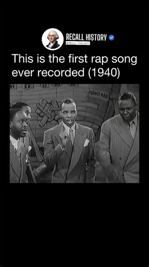 The first rap song in history! The song Noah by The Jubalaires is recognized as one of the earliest recorded examples of rap like vocal delivery. Recorded in the mid 1940s, the track retells the biblical story of Noah using tight harmonies mixed with rhythmic, spoken phrasing that feels surprisingly modern. Instead of singing every line melodically, the lead voice locks into a steady cadence that rides the beat. What makes “Noah” stand out is its structure. The verses use call and response patte