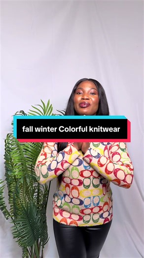 fall winter Colorful knitwear #knitwear #winterfashion #sweater