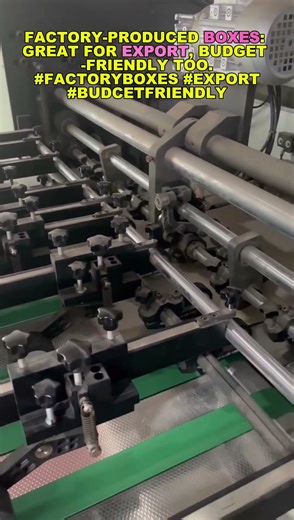 Source factory for packaging, fully automatic gift box production machines. #packagingsolution