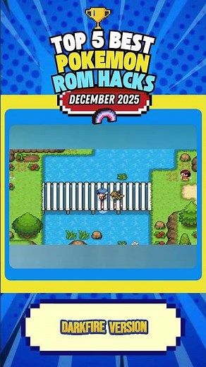 Top 5 Best Pokémon ROM Hacks this December 2025! 😎💥🔥 #shorts #pokemon #romhacks #gba #nds