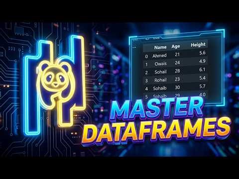 Pandas DataFrames for Beginners: Creating, Editing & Accessing Data from DataFrame | Urdu / Hindi