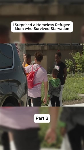 I Surprised a Homeless Refugee Mom who Survived Starvation #fyp #viral