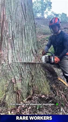 The Moment a Forest Giant Comes Crashing Down. The raw power is unbelievable.