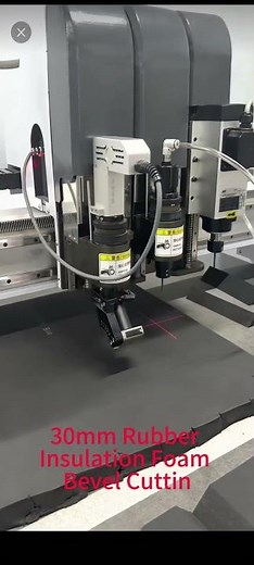 How to Cut 30mm Rubber Foam with Clean Bevel Edges | M.RISE CNC