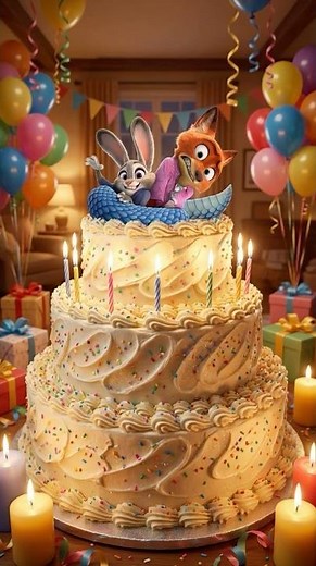 Zootopia Cake 🎂 | Amazing Cartoon Birthday Cake