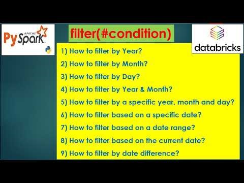 299. How to filter data using year(), month(), day()? | #pyspark PART 299