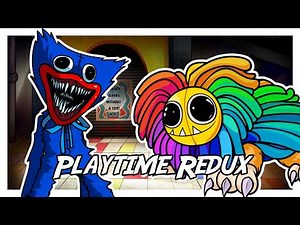 FNF Playtime Redux but it's Huggy Wuggy Redux vs Yarnaby