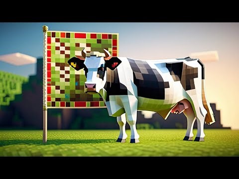 How To Make A Cow Banner In Minecraft