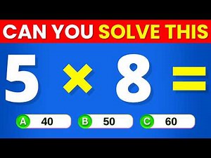 Can You Beat This Math Challenge? 🧠🔥 | Test Your Brain Power! | IQS QUIZ