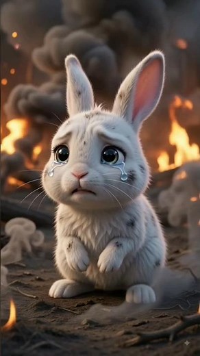 Sad Rabbit Story 😢💔 | Emotional AI Short #shorts