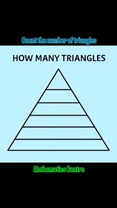 196 reactions · 547 comments | Count the number of triangles #ssccgl #viralreels #sscmath #virals #rrbntpc | Mathematics Centre | Facebook