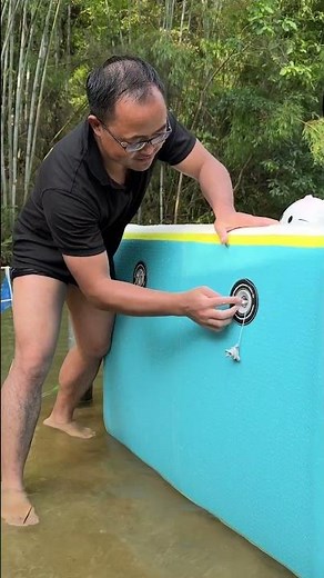 Deflate your inflatable Pool IPOOLGO 2.5*1.8*0.8m size