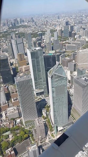 港区・虎ノ門ヒルズをセスナ機から撮影！操縦席視点は下記関連動画から！#空撮 #虎ノ門ヒルズ #東京 #tokyo #japan