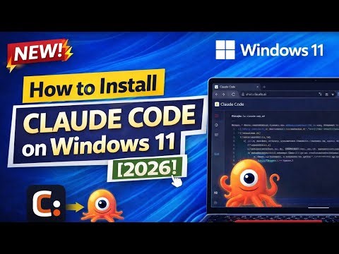 How to Install Claude Code on Windows 11 (2026) | How to Set Up Claude Code