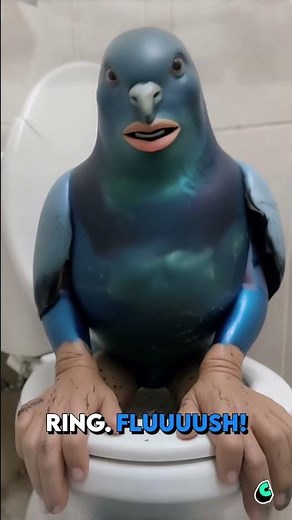 Your favorite poop song🦜💩 #pigeon #aipigeon #cantina #poop