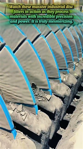 How Giant Rotating Disc Filters Process Heavy Mining Materials