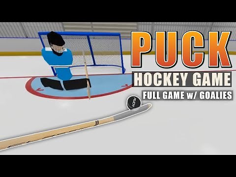 Puck Hockey Game - 2BC Plays - FULL GAME 4v4 w/ Goalie