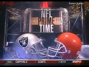 NFL Primetime - Raiders at Browns (Week 6 2003)