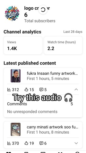 try this audio 🎧 #audio#logo_artwork#shorts#viral#trending