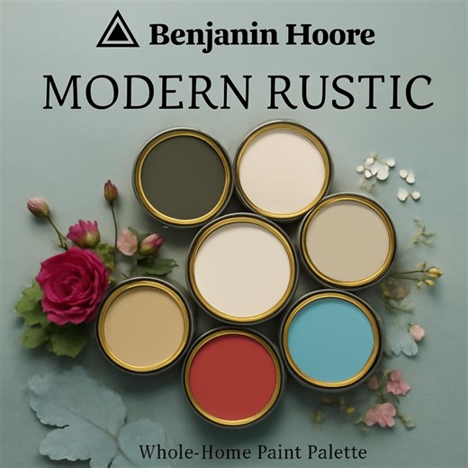 Modern Rustic Paint Color Palette Guide: Benjamin Moore Colors (digital Download) - Etsy