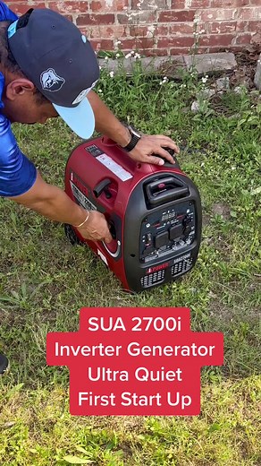 First Start : A-iPower SUA2700i Ultra Quiet Inverter Generator #aipowered #SUA2700i #invertergenerator #tentcamping #boondocking #overlandgear #madeinchina #cloneparts #quietgenerator