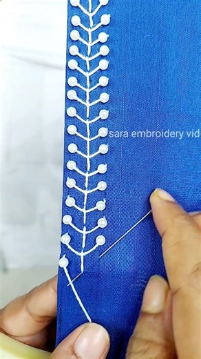 Embroidery for beginners 💜#embroidery #handembroidery #tutorial #beginnerembroidery