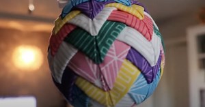 DIY Crafty Fabric Christmas Ornament