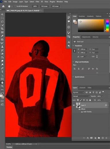 Color Overlay Hack That Makes Photos Pop #photoedit #photoshop #design