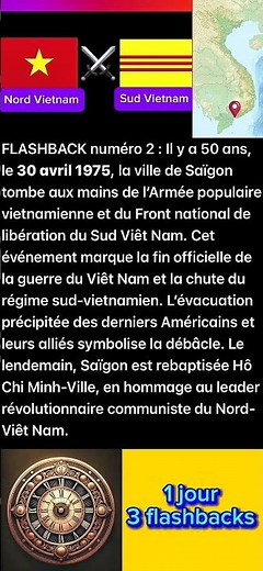 30 avril 1975 : Chute de Saïgon et fin de la guerre 🇻🇳✌️ #histoire #vietnam