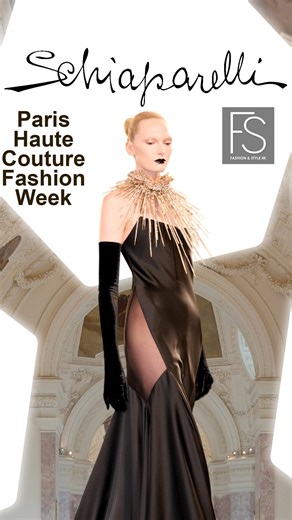 SCHIAPARELLI Haute Couture Paris Fashion Week SHORT VERTICAL SHOW | FASHION & STYLE TV