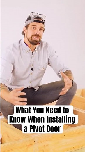 Here’s What You Need to Know When Installing a Pivot Door