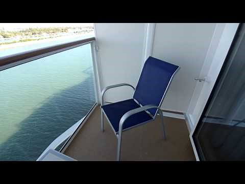 Norwegian Escape Balcony Cabin Video Tour: Stateroom 14298