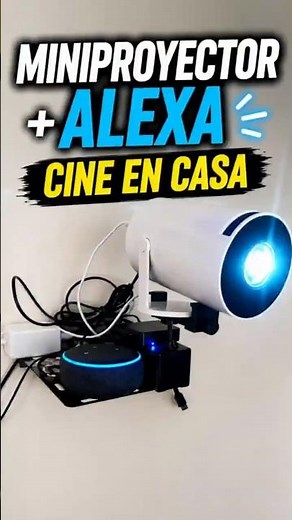 This is how I set up a mini home theater with Alexa and a Chinese projector