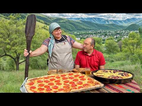 Making Pizza the Old Country Way - Rustic Village Life