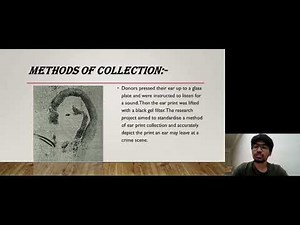 " Forensic Aspect of Earprint " Mr. Tanishq Singh, SVIFS, SVVV, Indore