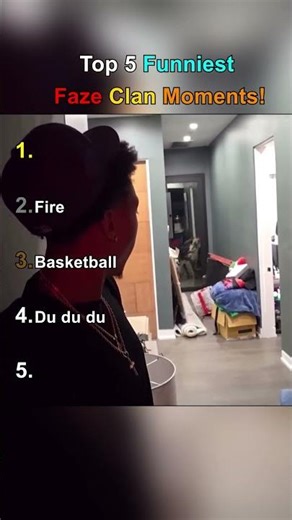 Top 5 Funniest Faze Clan Moments! #fazeclan #shorts