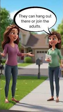 Social English Party Invitation Conversation Inviting Neighbors to Celebrate #englishconversation