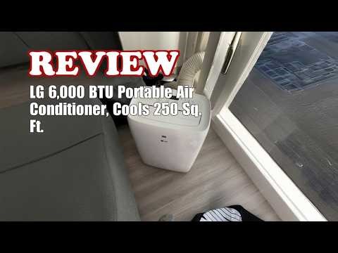 Review - LG 6,000 BTU DOE 8,000 BTU ASHRAE Portable Air Conditioner 2026