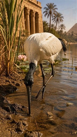 🪶 Sacred Ibis | 5 Fun Facts | Animals of the Nile River