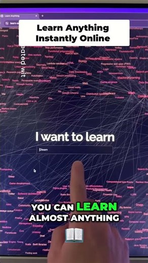 Learn Anything fast Powerful Website #shorts